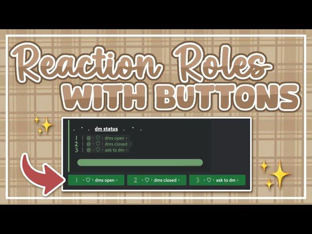 discord reaction roles with buttons tutorial | lenility 