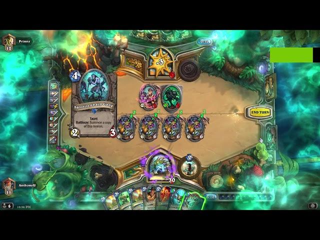 HS shaman Shudderwock combo in action