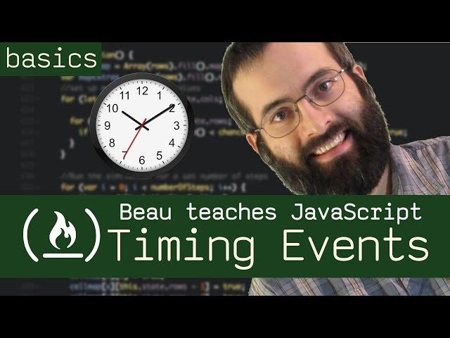 setInterval and setTimeout: timing events - Beau teaches JavaScript