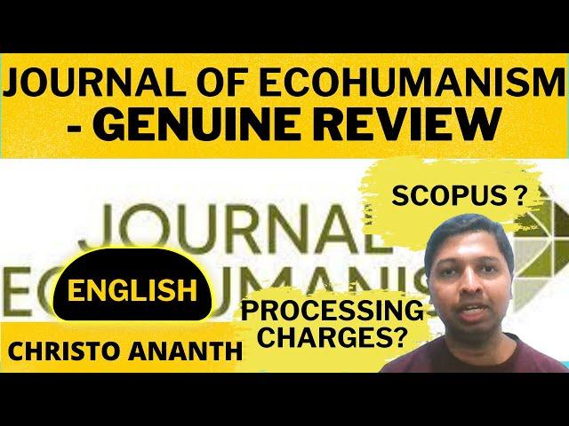 Christo Ananth - JoE - Journal of Ecohumanism - Transnational Press London, UK - Scopus - English