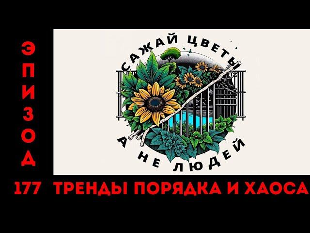 Сажай цветы, а не людей: «Тренды порядка и хаоса», эпизод 177