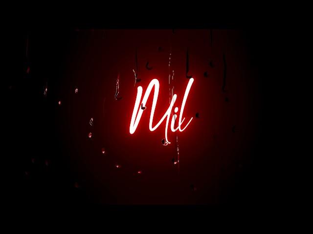 Agar Tum Mil Jao Glow Light Lyrics Status Video ll Rain Drop Black Screen Lofi × Mix Status Video