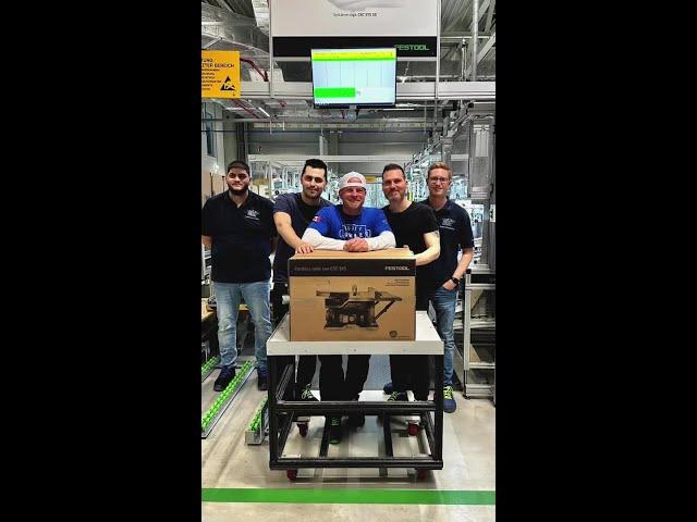 Join Dusty for an exclusive tour of Festool's German factory, where the CSC SYS 50 is made!