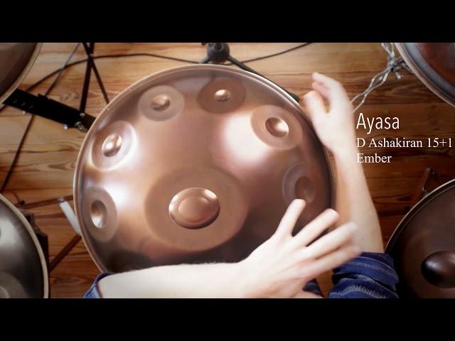 Ayasa Handpan in D Ashakiran 15+1 Ember