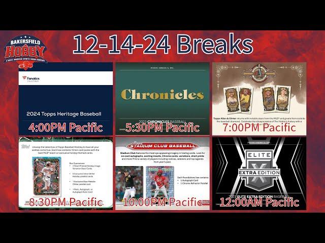 12-14 Heritage, Chronicles, Allen & Ginter, Holiday, Stadium Club, and EEE