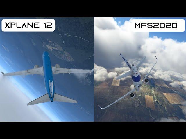 Microsoft Flight Simulator 2020 vs XPLANE 12 Physics Comparison