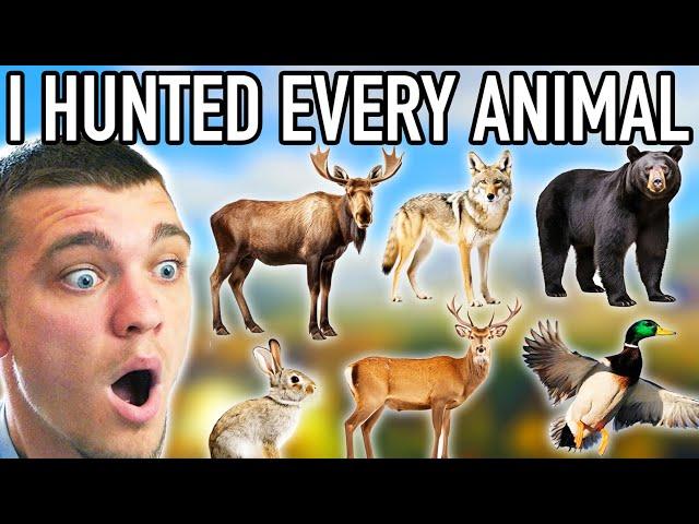 I Hunted Every Animal on New England Map!