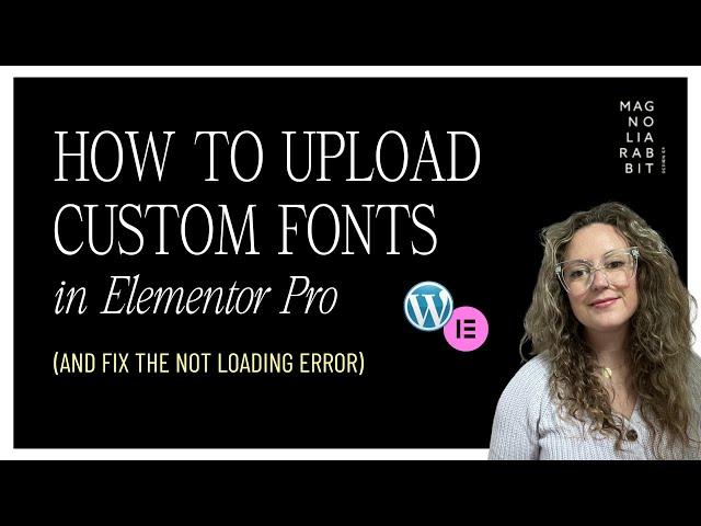 How to add custom fonts in Elementor Pro