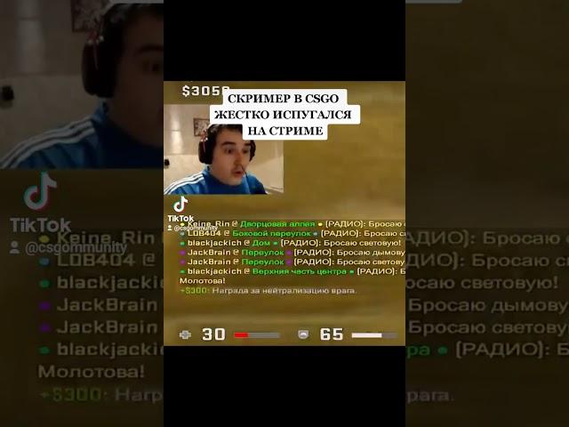 СКРИМЕР НА СТРИМЕ CSGO/ЖЕСТКО ИСПУГАЛСЯ НА СТРИМЕ