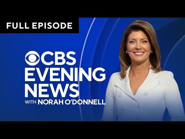 "CBS Evening News" Full Broadcast | October 18, 2024