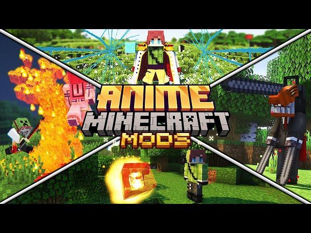 Top Minecraft Anime Mods OF ALL TIME | 1.12.2 → 1.19 / 1.20.2+