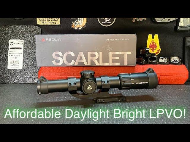 Redwin Scarlet 1-8x FT - A Daylight Bright LPVO Under $200!