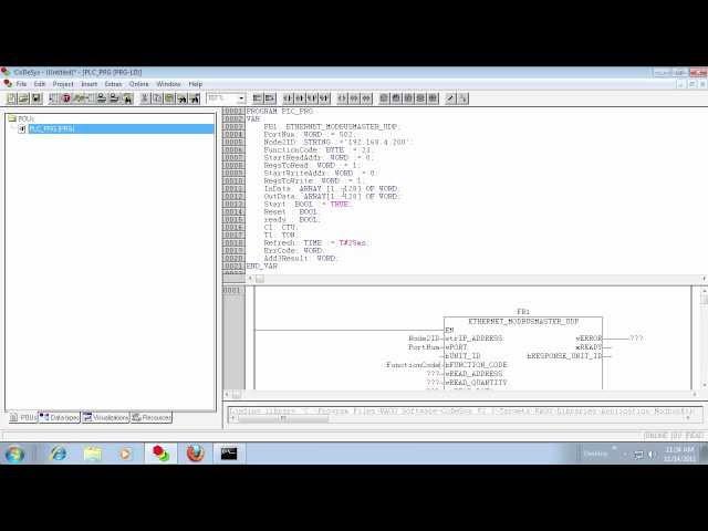 CoDeSys Modbus TCP Communications (IEC 61131-3)