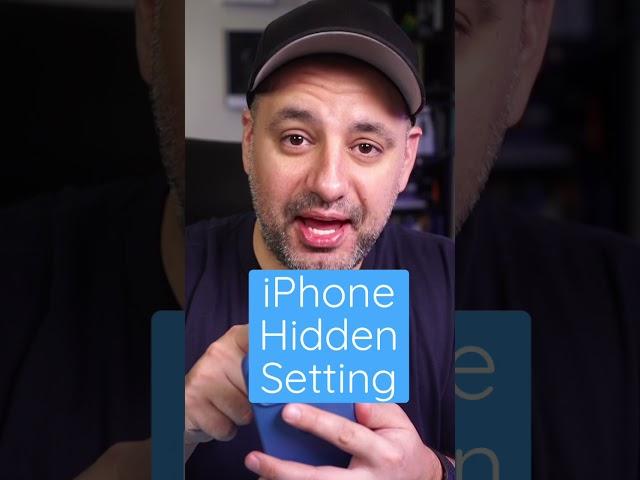 iPhone hidden camera setting camera you should know!