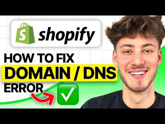 How To Fix Domain/DNS Error in Shopify (2024)