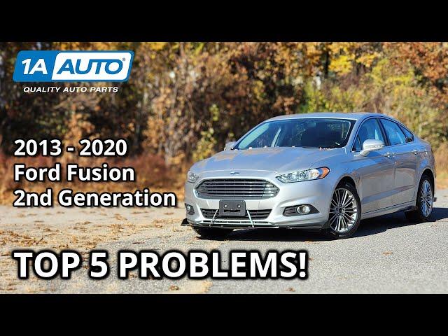 Top 5 Problems Ford Fusion Sedan 2013-2020 2nd Generation