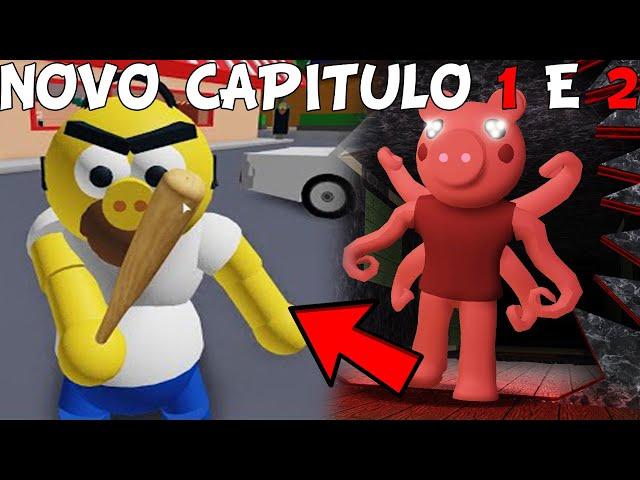 NOVO CAPITULO 1 E 2! ESTAMOS NA CASA DOS SIMPSONS!! - Roblox The Piggysons - NightExtreme