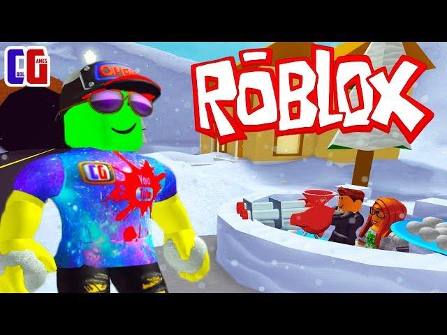 The snow to GET! SNOW BATTLE simulator Cartoon game SnowBall Fighting Simulator Roblox