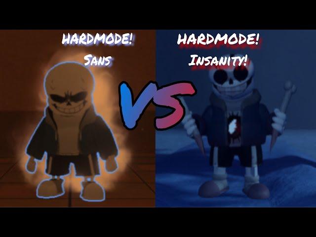 Hardmode! Sans vs Hardmode! Insanity | Undertale Last corridor