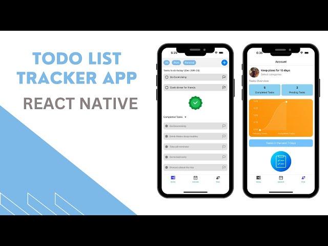  Let's build a Full Stack Todo List Tracker with REACT NATIVE using MongoDB