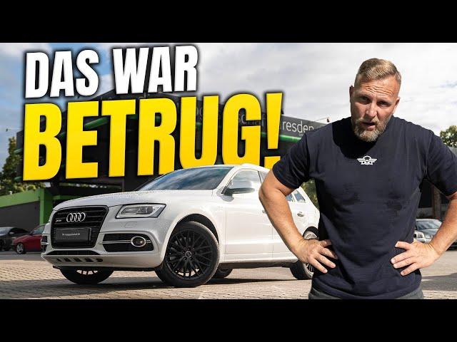 War das Masche? Kunde manipuliert am Audi SQ5 herum und fordert satten Preisnachlass? KUNDENSTORY