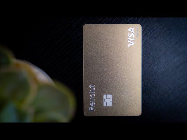 Revolut Gold Metal Card Unboxing  #Shorts