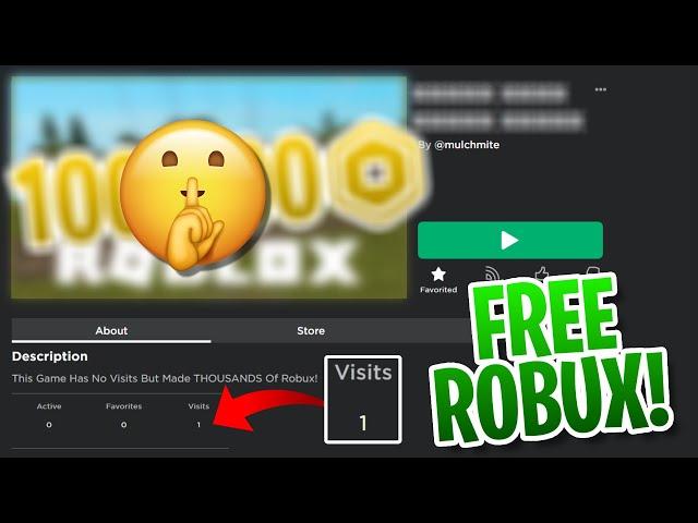 HOW YOUR GAME CAN MAKE $$$ ROBUX WITH NO VISITS!? | Roblox