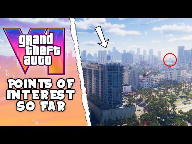 GTA 6 - All 55 POINTS OF INTEREST We Know So Far