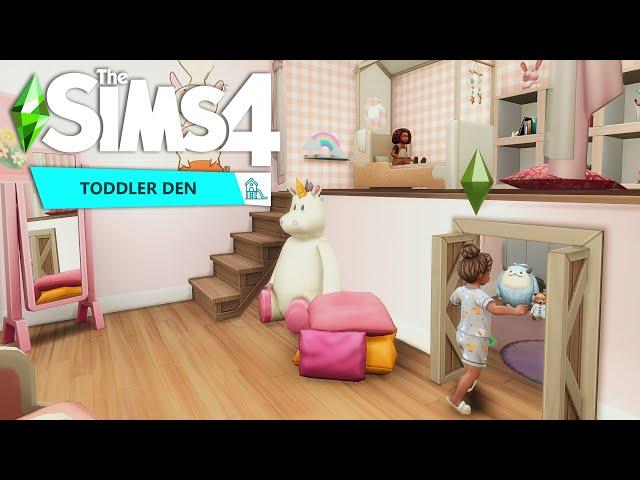 Toddler Den Tutorial│ Sims 4  │ No CC │ Build Tips