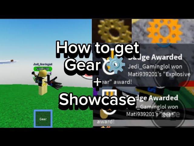 How to get Gear ️ + Showcase || Slap Battles But Bad ||