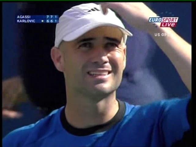 USO 2005 R2 - Agassi vs Karlovic (Part 2)