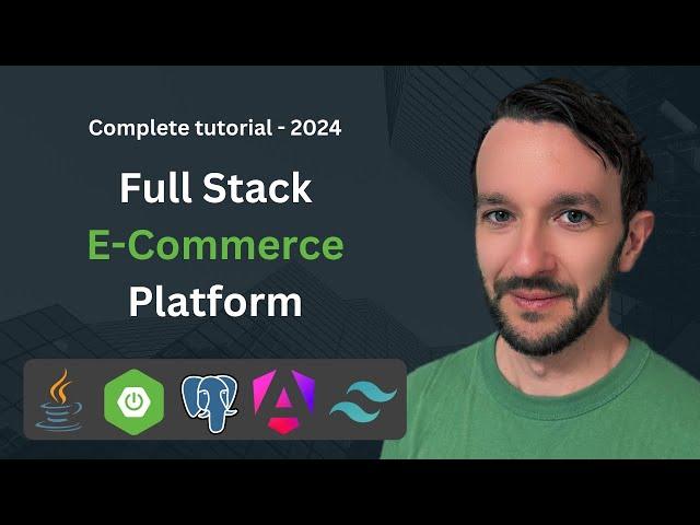 Build a Full Stack E-commerce app with Spring boot 3, PostgreSQL, Angular 18 and Tailwind CSS (2024)