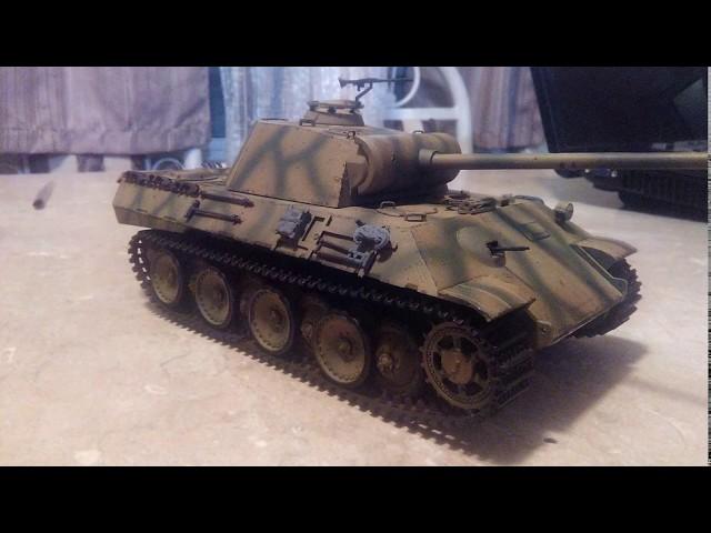 Panther Ausf. A Tamiya 1/35 Restauración de modelo a escala (Restoration)