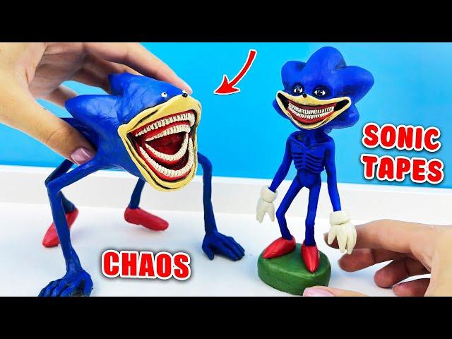 Making Evanimas!Sonic, or Shinic  CHAOS - The Sonic Tapes with clay