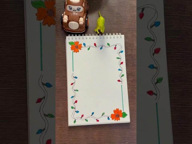 Easy art️front page drawing for school projects #art #project#reels #shortvideo