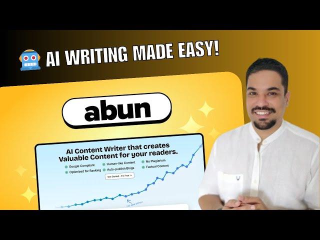 Abun AI Content Writer - Review & Tutorial ($69 AppSumo Lifetime Deal)