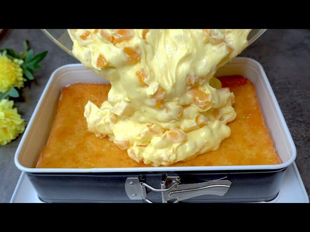 Easy cake in minutes! Anyone can bake this delicious recipe!