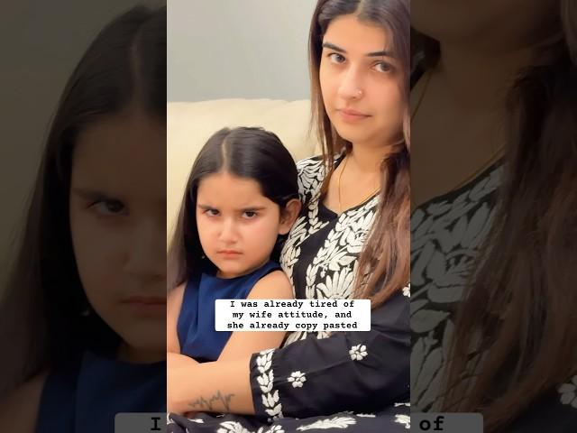 Now I have 2 attitude girls #sajidshahid #ashortaday #husbandwifecomedy