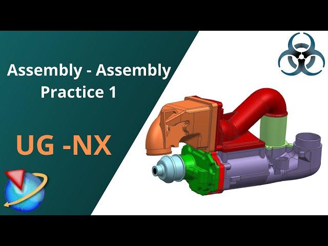 Unigraphics NX-Assembly Practice Example 1 || Online tutorial Example