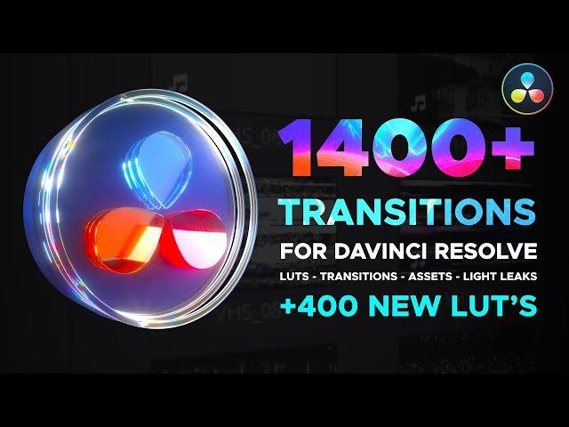 Transitions Pack for Davinci Resolve | Transitions Library for DaVinci Resolve by nitrozme