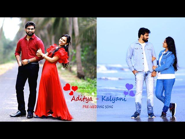  Aditya  Kalyani's Fairytale Love Story | Magical Pre-Wedding Highlights | Kadallale Song 