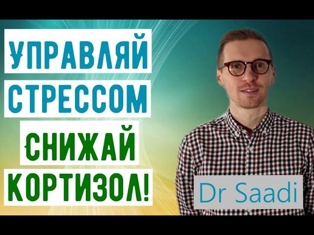 Как управлять стрессом и снизить гормон стресса кортизол? Др. Сергей Саади