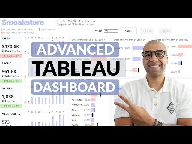 Create a Stunning Advanced Dashboard in Tableau