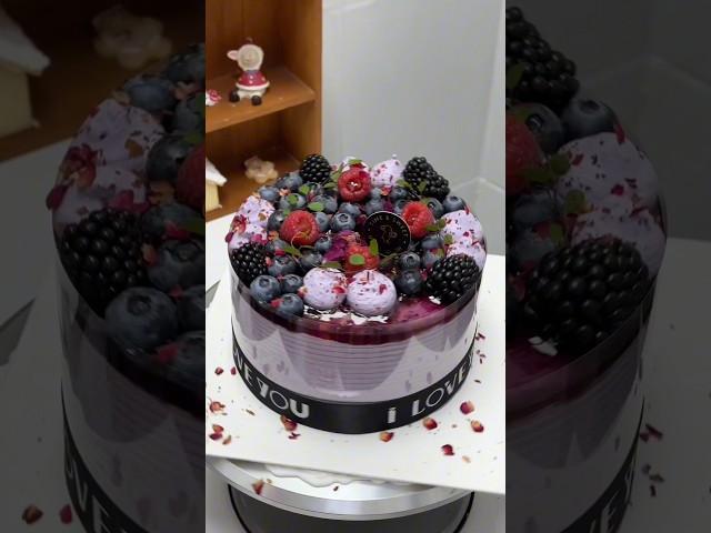 Immersive cake making | Blueberry cake tutorial ️ Desserts heal everything Who knows how delicious