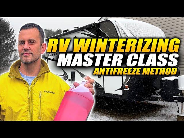 RV Winterizing Made Easy - Step by Step Process for Beginners (Antifreeze Method)