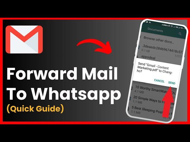 How To Forward Email To Whatsapp !