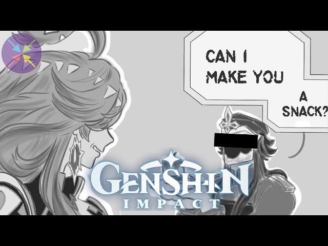 Kiss The Capitano Chef (Genshin Impact Comic Dub)