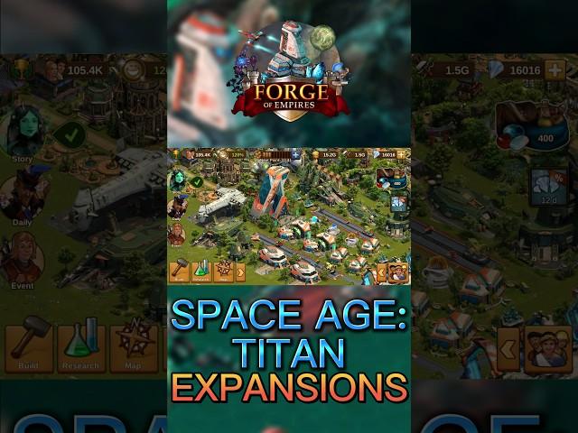 How many expansions can you get? | Space Age: Titan | Forge of Empires