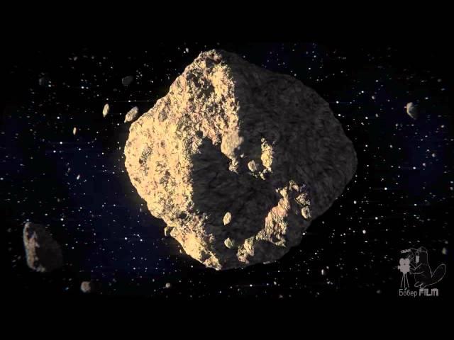 Астероид сделано в Blender (asteroid Blender)