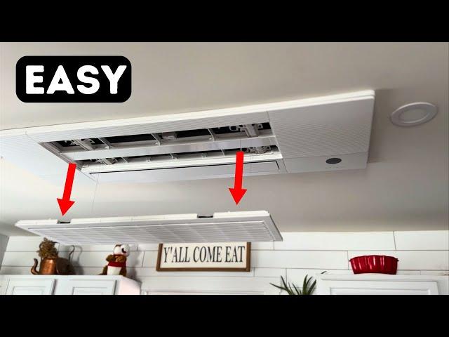 How To Clean Your MrCool Mini Split Ceiling Cassette Filters
